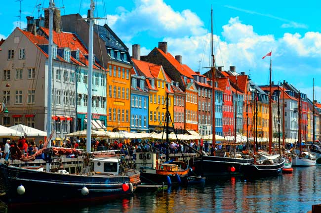 May to August is the best time of the year to visit Copenhagen.