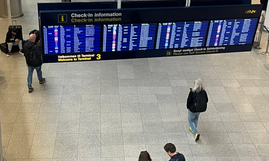 Copenhagen Airport is connected to 127 destinations worldwide.